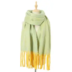 BLWOENS - Bufanda de mujer de invierno - Verde