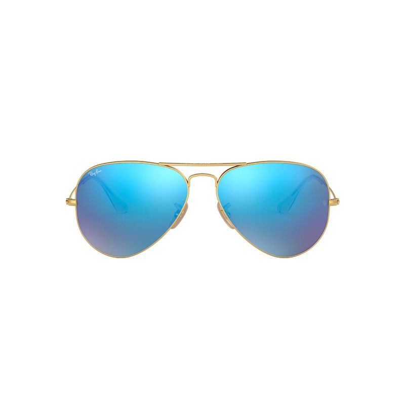 RAY BAN - Lentes de Sol RB3025 Aviator  Dorado  Azul Flash