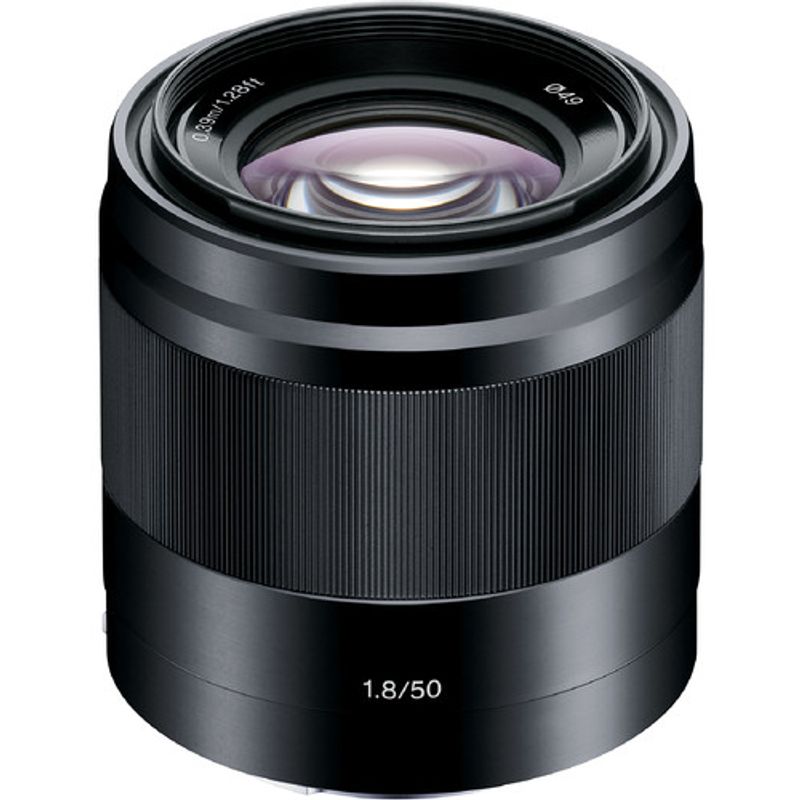 SONY - Sony E 50mm f 1.8 OSS Lens - Negro, SEL50F18B