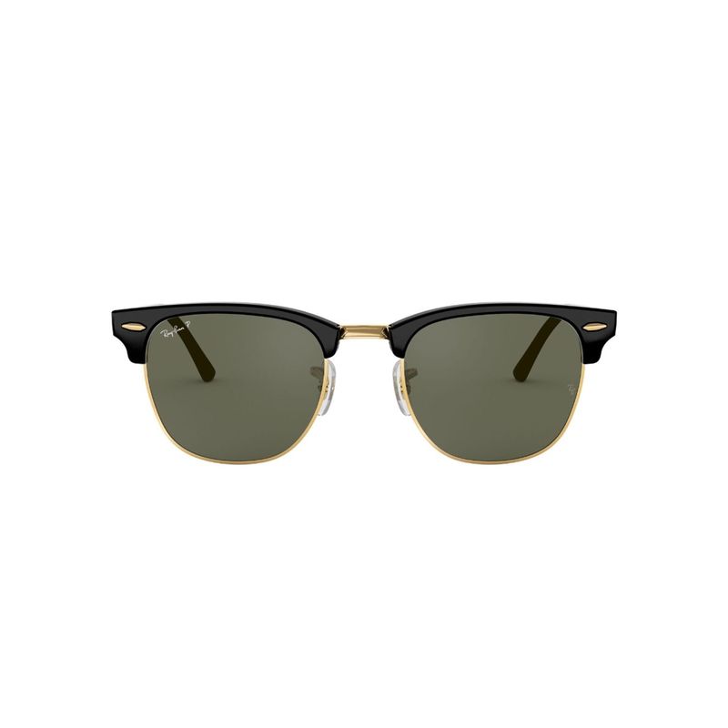 RAY BAN - Lentes de Sol RB3016 Clubmaster Negro Verde Polarizados
