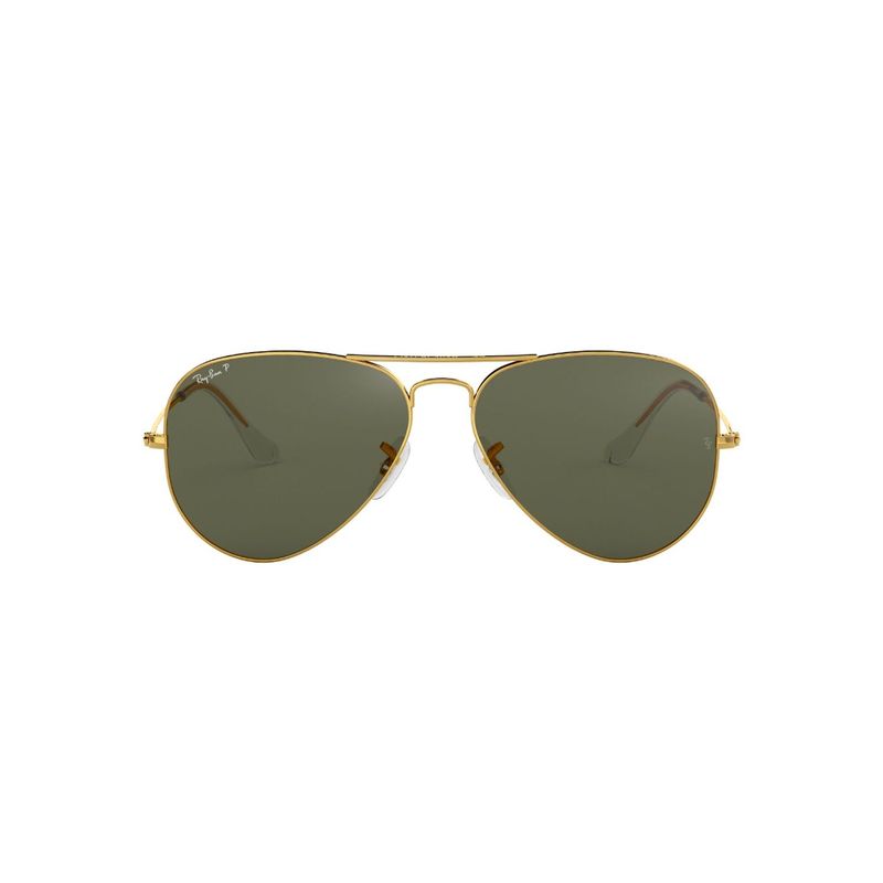 RAY BAN - Lentes de Sol RB3025 Aviator  Dorado Polarizados Verde