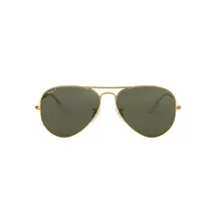 RAY BAN - Lentes de Sol RB3025 Aviator Dorado Polarizados Verde