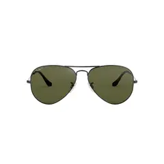 RAY BAN - Lentes de Sol RB3025 Aviator Negro Polarizados Verde