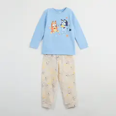 BLUEY - Pijama Niño Estrellas Celeste