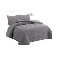 CUBRECAMA DE INVIERNO 2025 CON CHIPORRO 2 PLAZA GRIS.