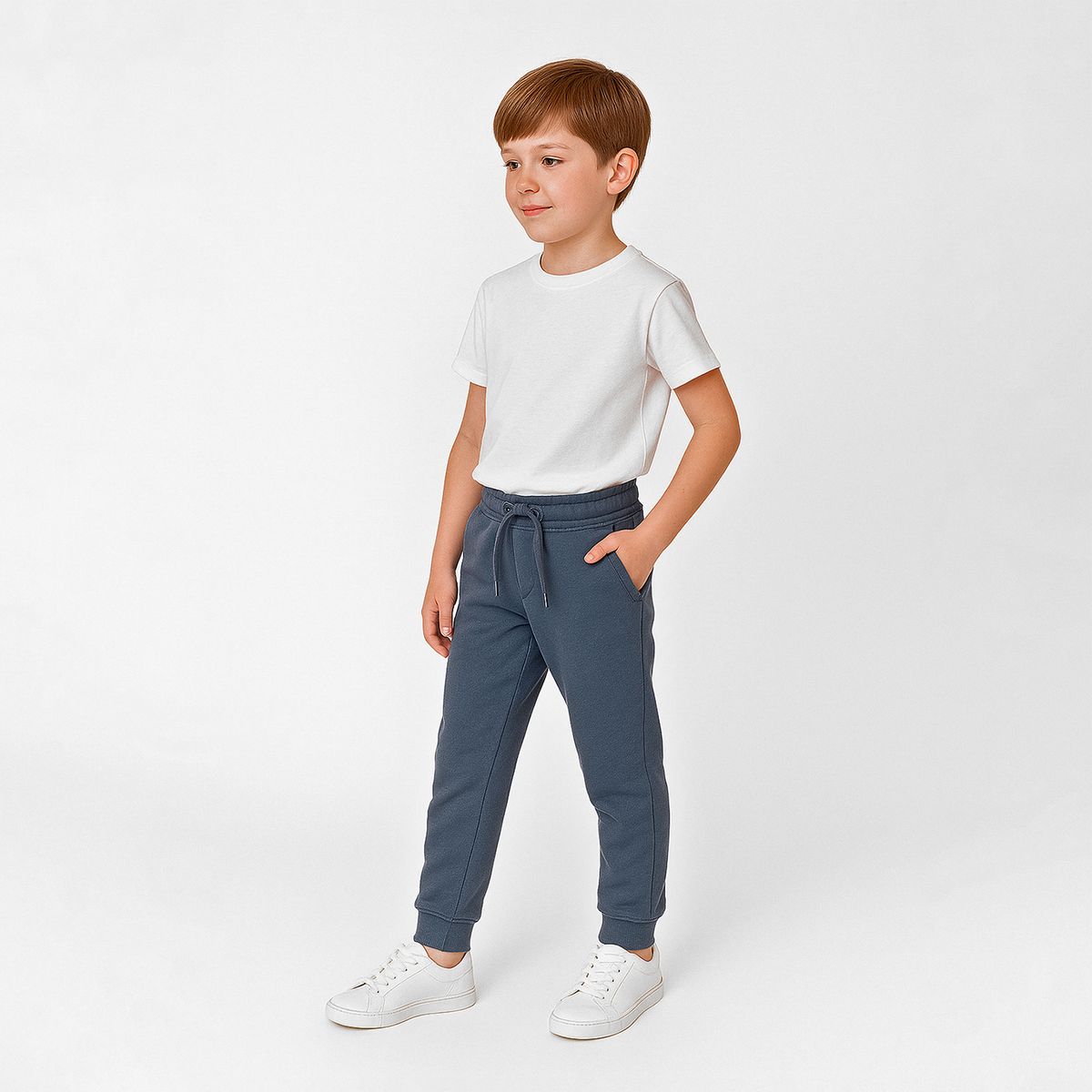 LENGA - Pantalón Jogger Niño Unisex Algodón Orgánico Pudú Lenga