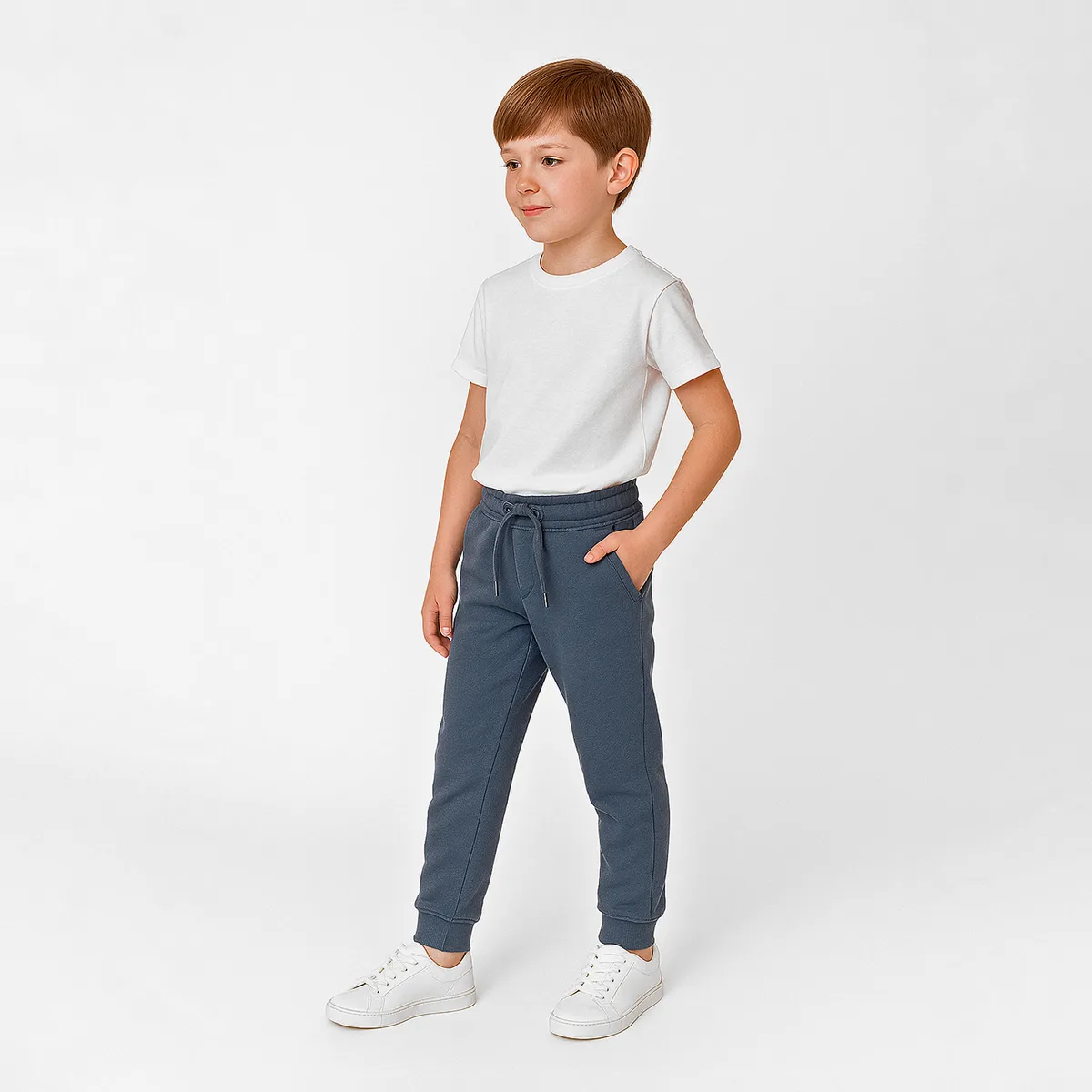 LENGA - Pantalón Jogger Niño Unisex Algodón Orgánico Pudú Lenga