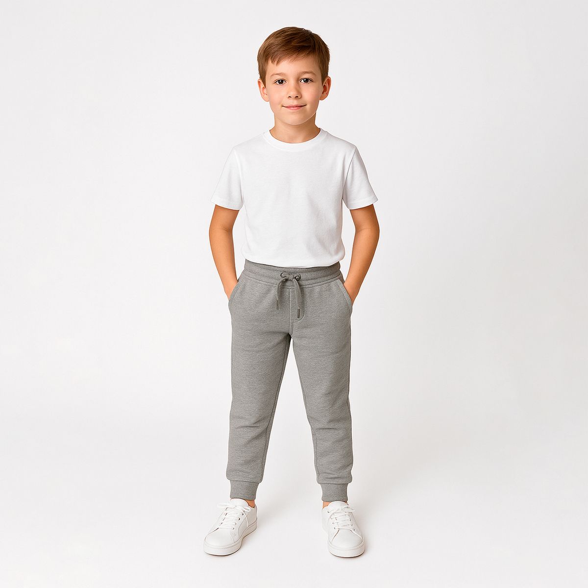 LENGA - Pantalón Jogger Niño Unisex Algodón Orgánico Pudú Lenga