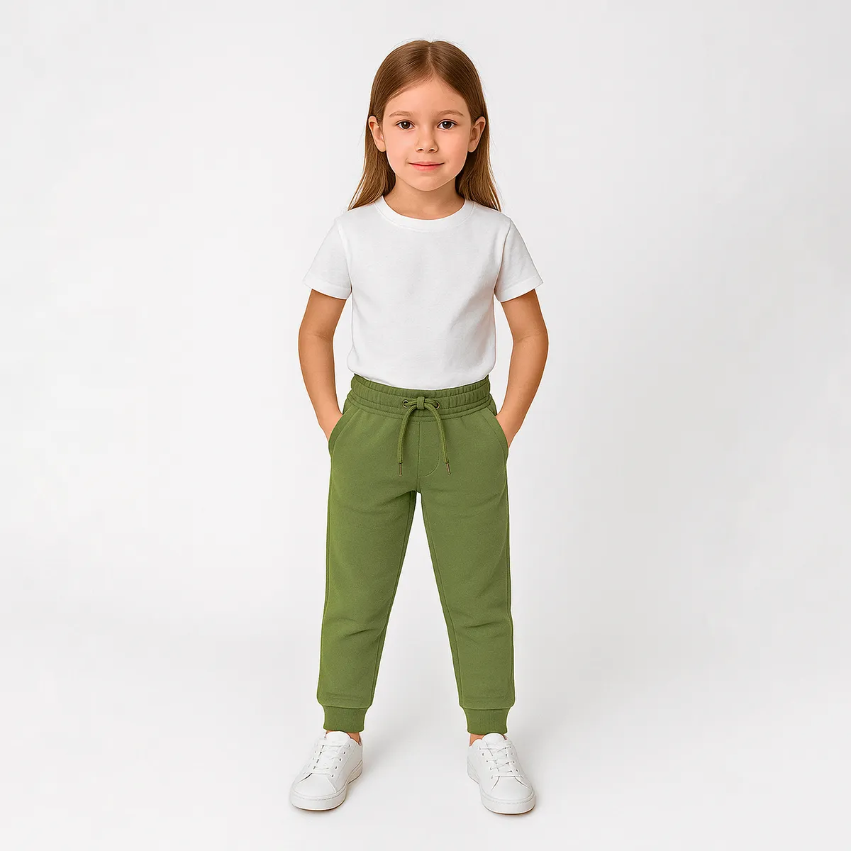 LENGA - Pantalón Jogger Niño Unisex Algodón Orgánico Pudú Lenga