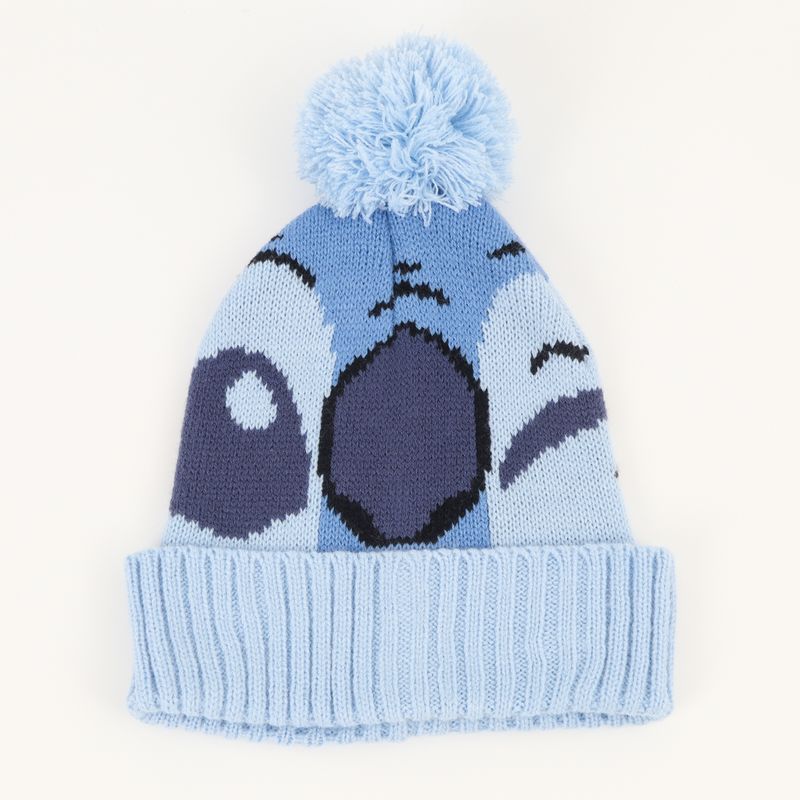 DISNEY - Gorro Niña Lilo & Stitch Face Celeste Disney