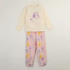 BLUEY - Pijama Niña Running Blanco