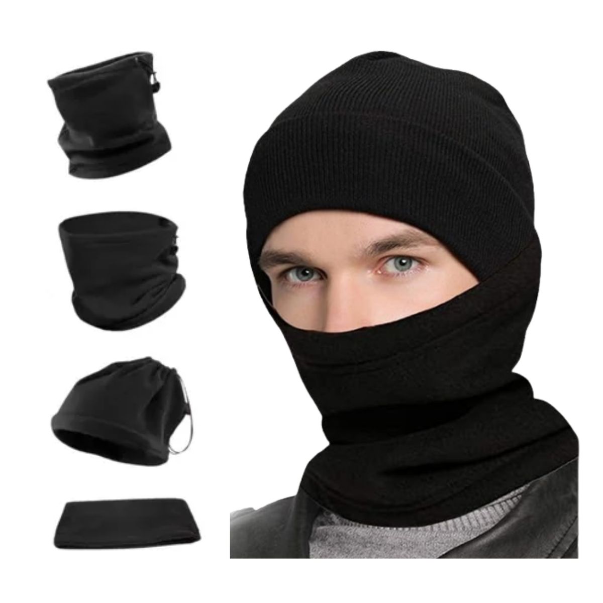 EKOL TACTICA MILITAR - Cuello Polar Suave Calentador Cómodo