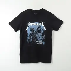 METALLICA - Polera Manga Corta Hombre Justice Negro