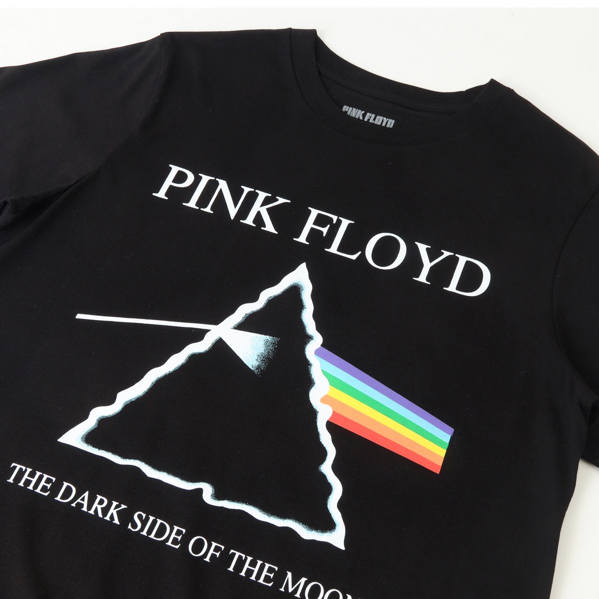 PINK FLOYD - Polera Manga Corta Hombre The Dark Side Negro Pink Floyd