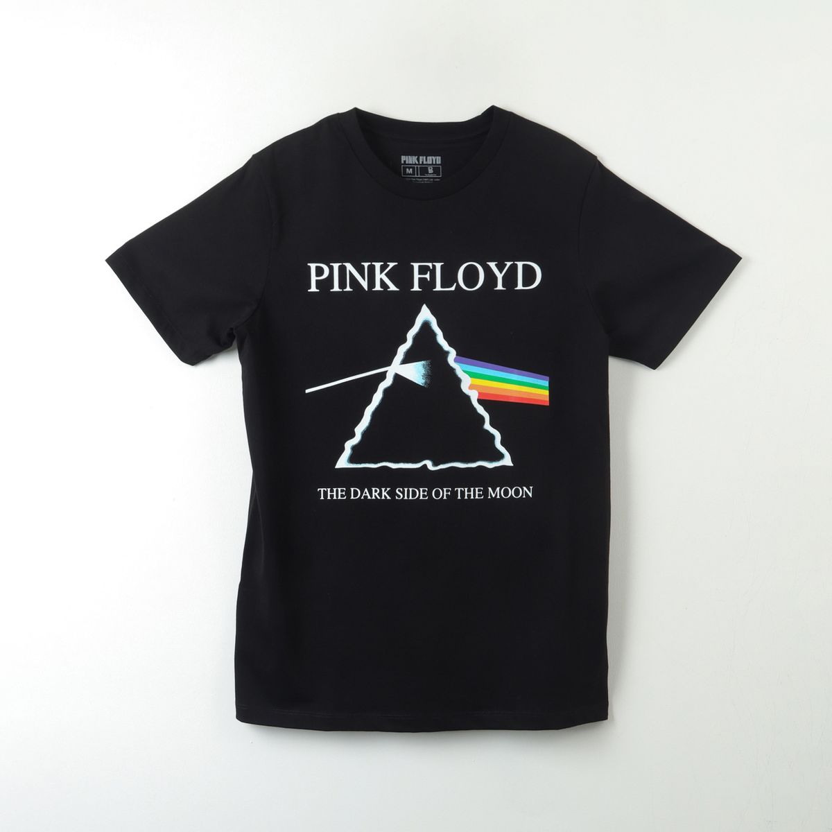 PINK FLOYD - Polera Manga Corta Hombre The Dark Side Negro Pink Floyd