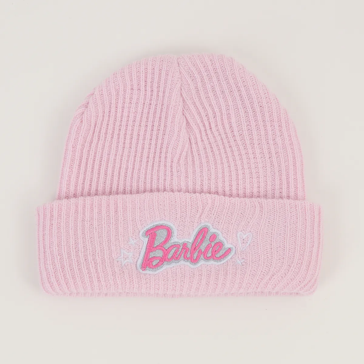 BARBIE - Gorro Niña Corazones Rosado Barbie