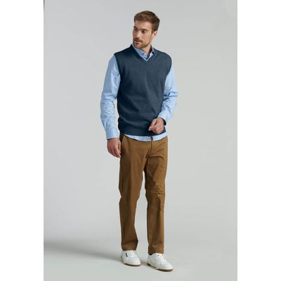 Imagen 2 del producto Sweater Smart Casual Sleeve Business Azul