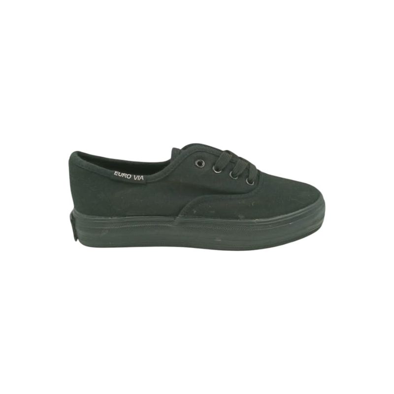 HERIEL - Zapatilla Negra Baja Mujer