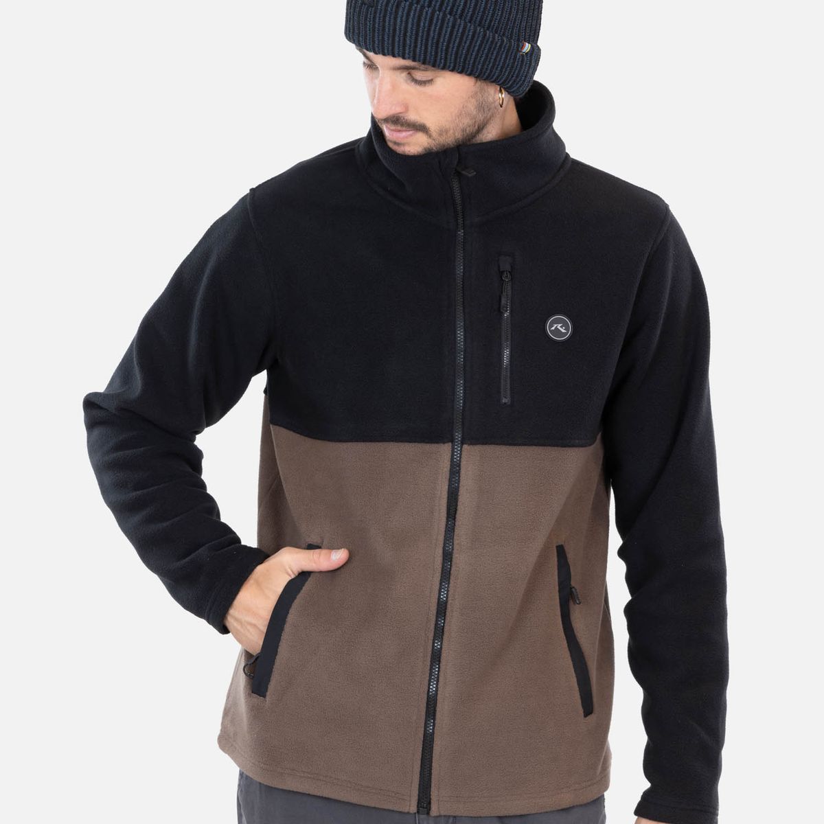 RUSTY - Poleron Edge Café Hombre Rusty - Café