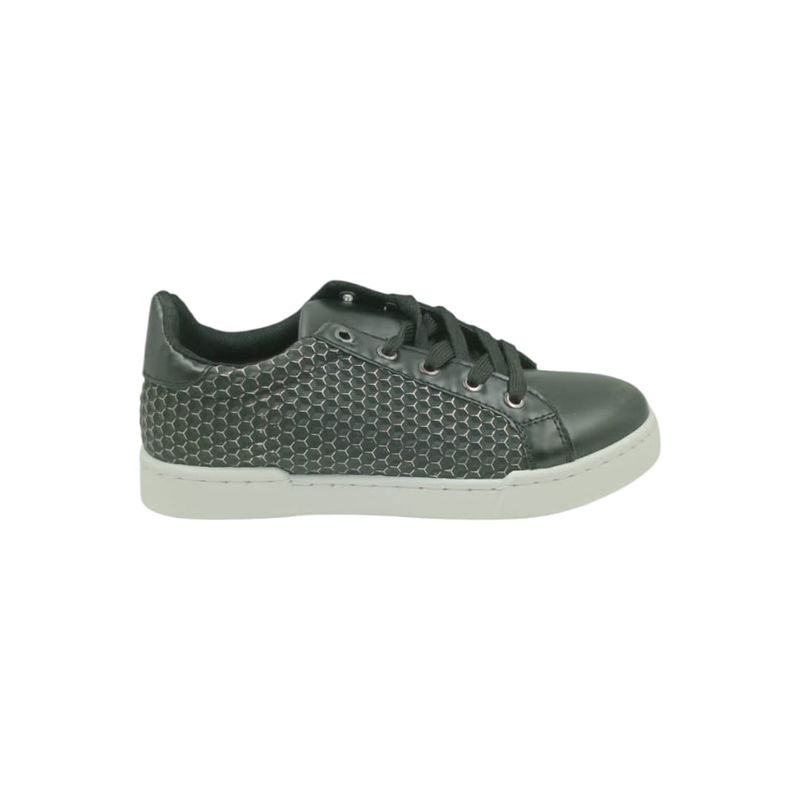 HERIEL - Zapatilla Negra Plataforma Mujer.