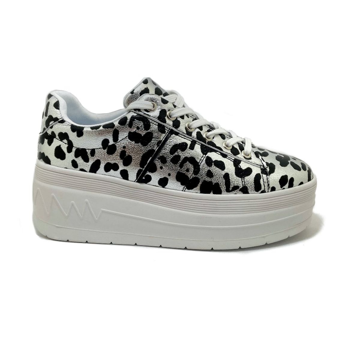 POZATINI - Zapatilla Cami Silver Print- MININAS