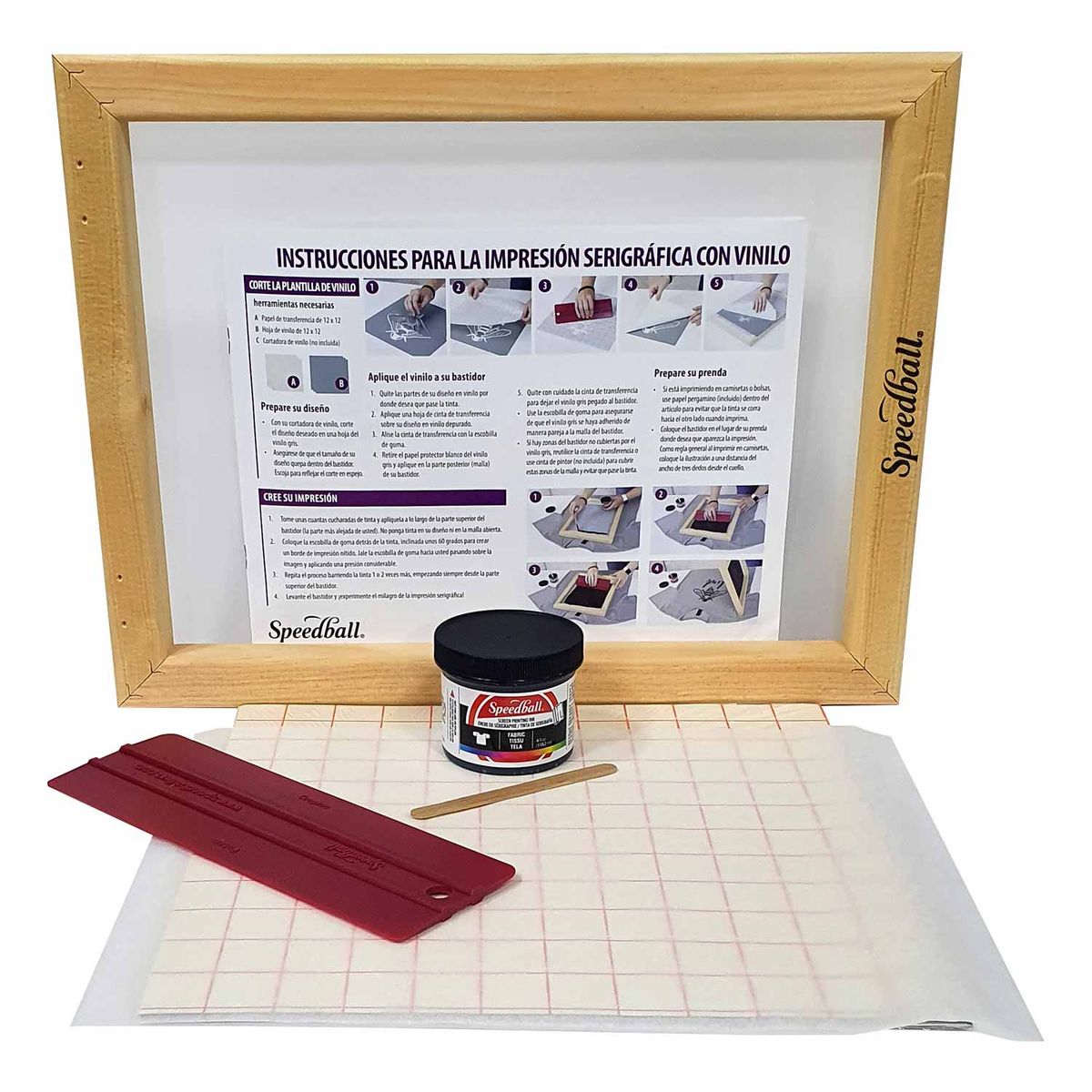 SPEEDBALL - Kit de vinilo de serigrafía para principiantes Speedball