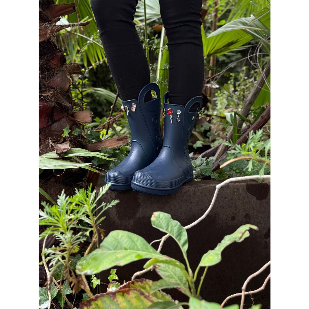 CROCS - Bota Crocs Mujer Handle It Rain Boot Azul CROCS
