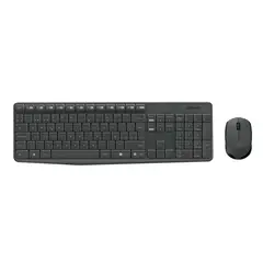 LOGITECH - Combo de Teclado y Mouse MK235 inalámbrico Negro