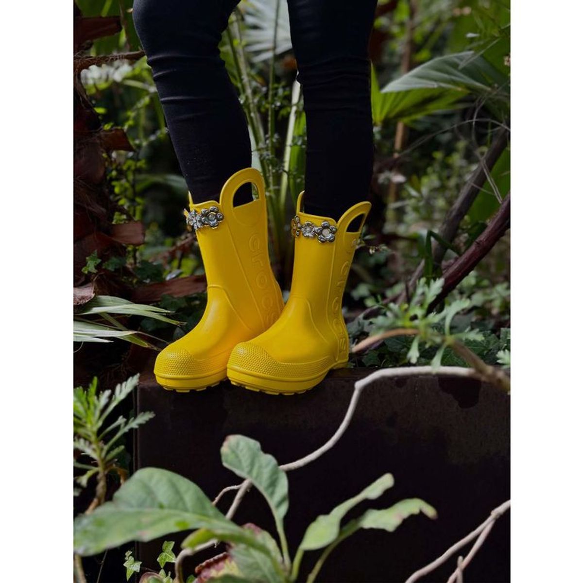 CROCS - Bota Crocs Mujer Handle It Rain Boot Amarillo CROCS