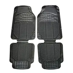 XROAD - Alfombra Piso de Goma para auto Universal 4 piezas
