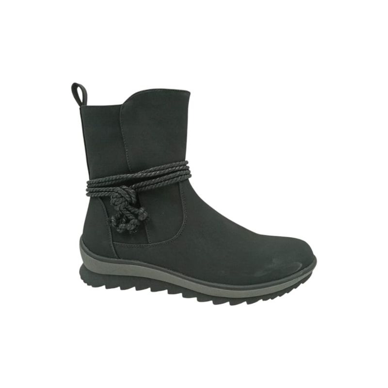 HERIEL - Bota Negra Baja Mujer