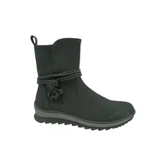HERIEL - Bota Negra Baja Mujer.