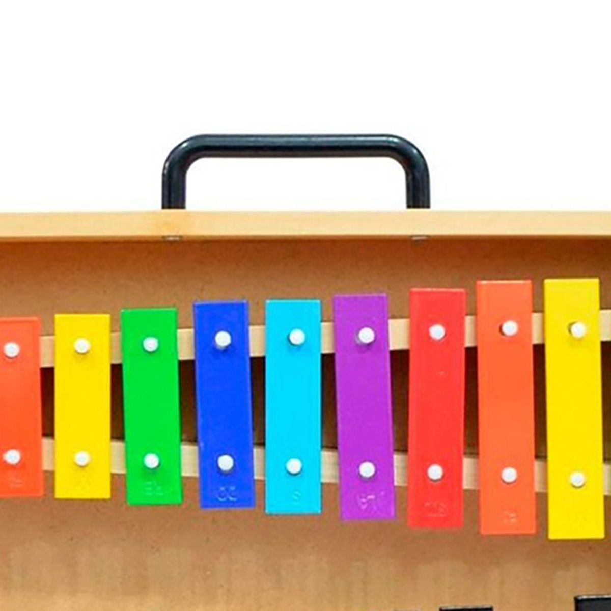 ALAGUEZ - Metalófono 25 Notas Color Caja Madera Alaguez