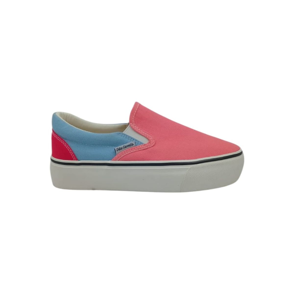 HERIEL - Zapatilla Rosa Multicolor Slip on