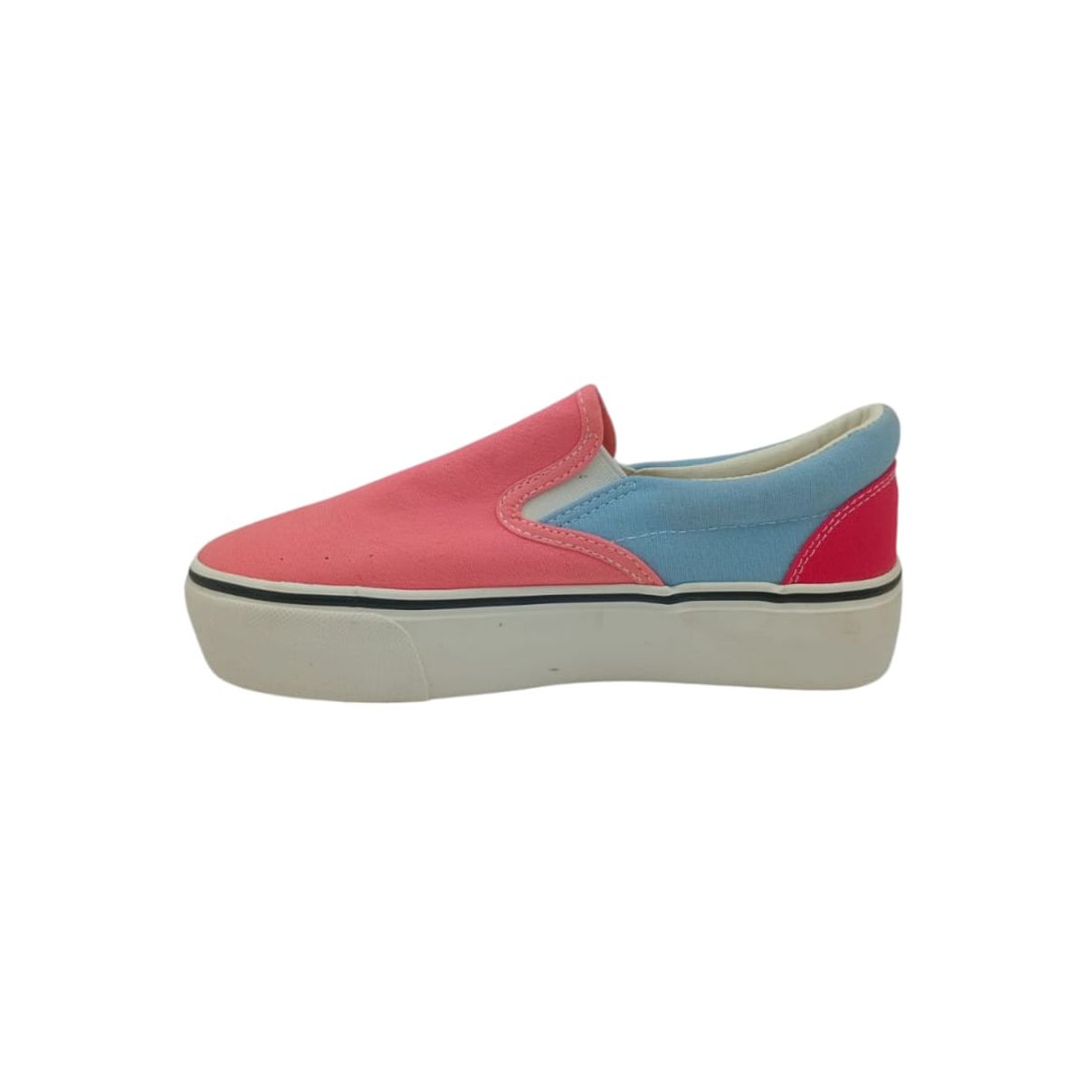 HERIEL - Zapatilla Rosa Multicolor Slip on