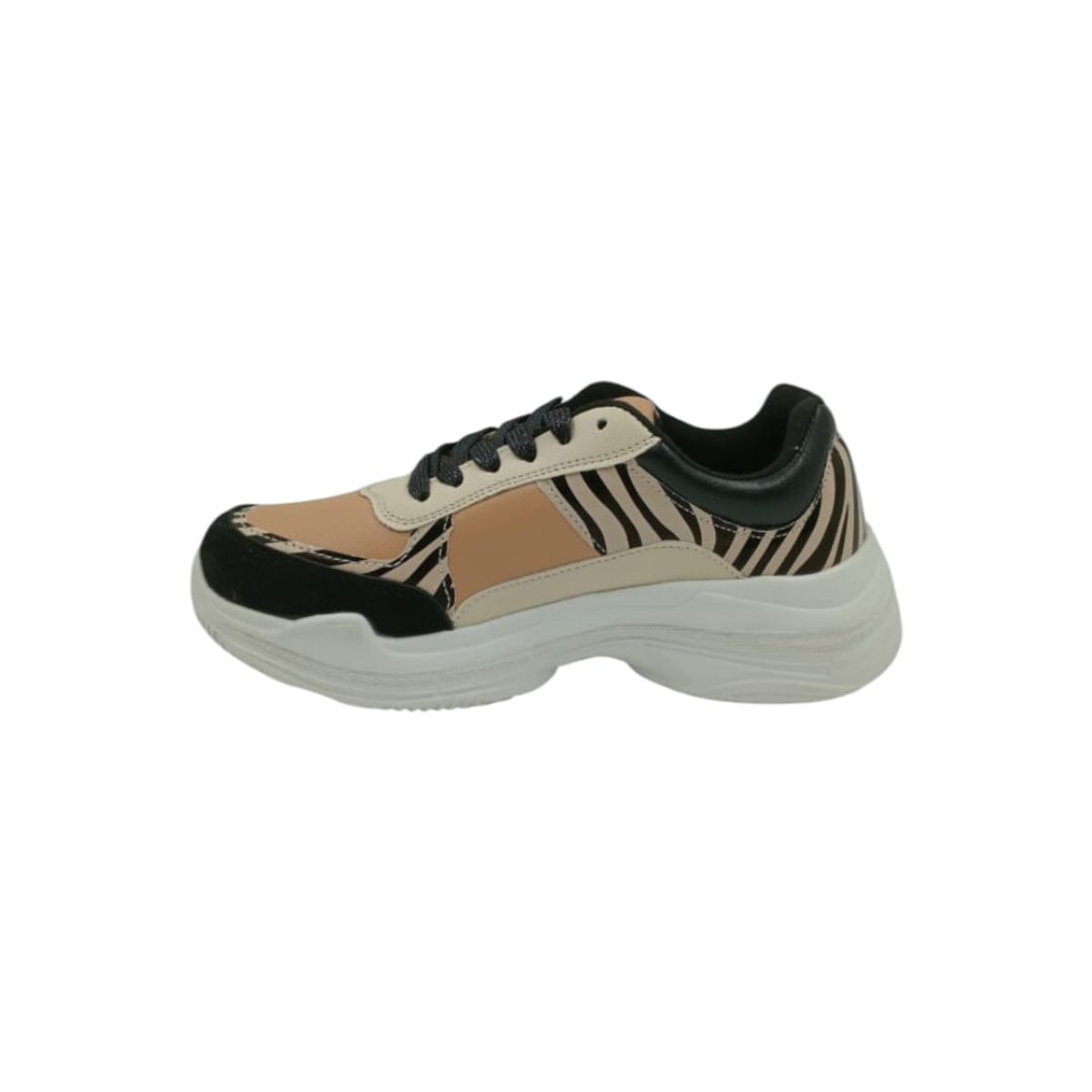 HERIEL - Zapatilla Rosa Print Plataforma Mujer