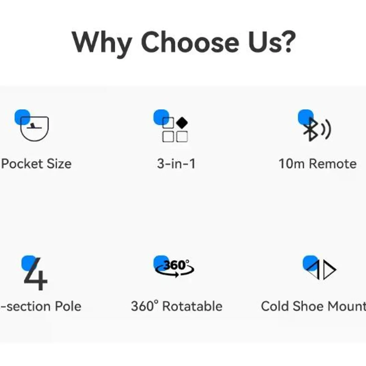 ULANZI - Ulanzi JJ02 Trípode y Empuñadura Multifuncional Para Teléfonos Con Control Remoto  M004
