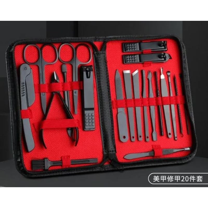 GENERICO - Set manicura cortauñas de aseo profesional 20unds