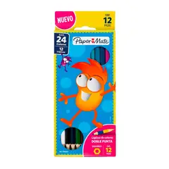 PAPER MATE - Set de 12 lápices de colores + 3 Grafitos HB