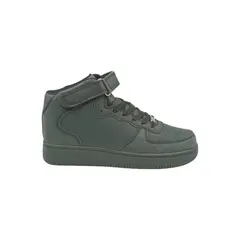 HERIEL - Zapatilla Negra Caña Mujer.