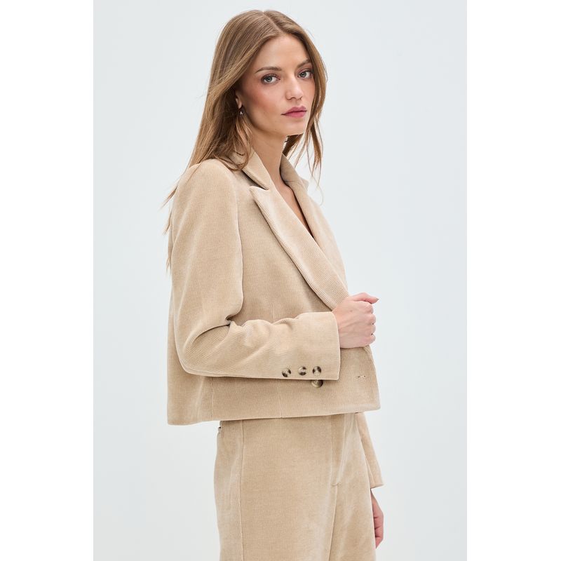 IO - Blazer Beige Mujer Io