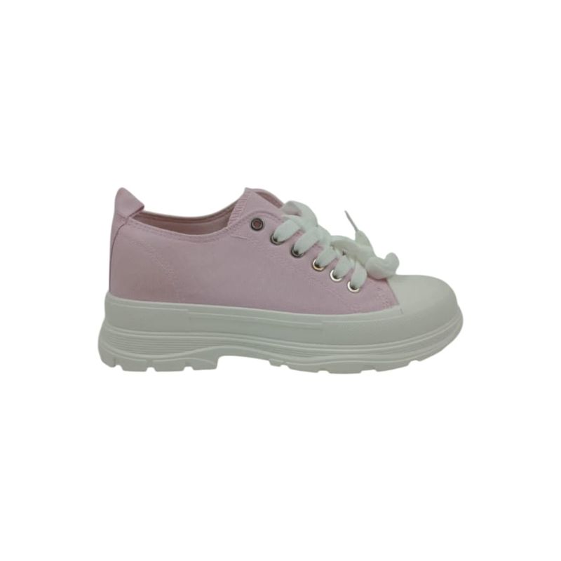 HERIEL - Zapatilla  Rosa Plataforma Mujer.