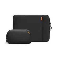 TOMTOC - Funda Defender-A13 para MacBook Pro 14 con organizador Negro