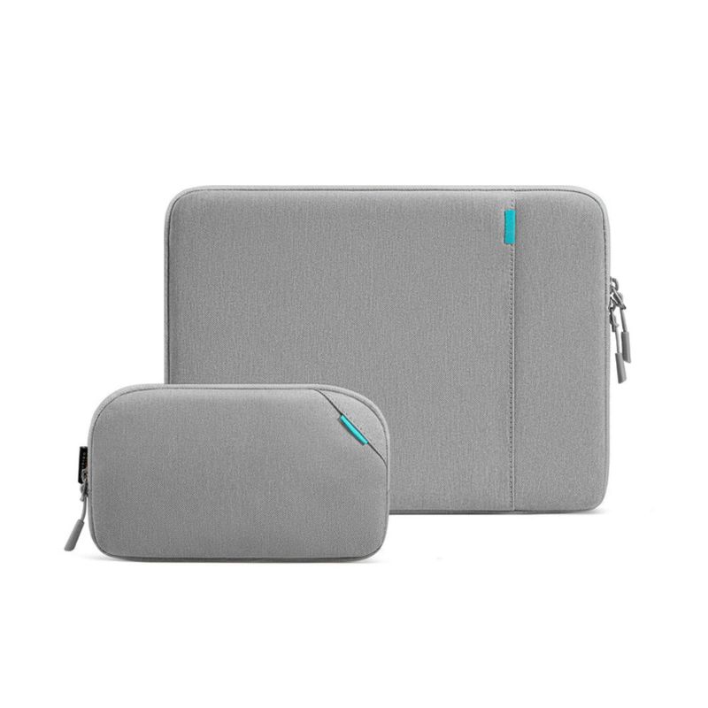 TOMTOC - Tomtoc Funda Defender-A13 para MacBook Pro 14 con organizador Gris