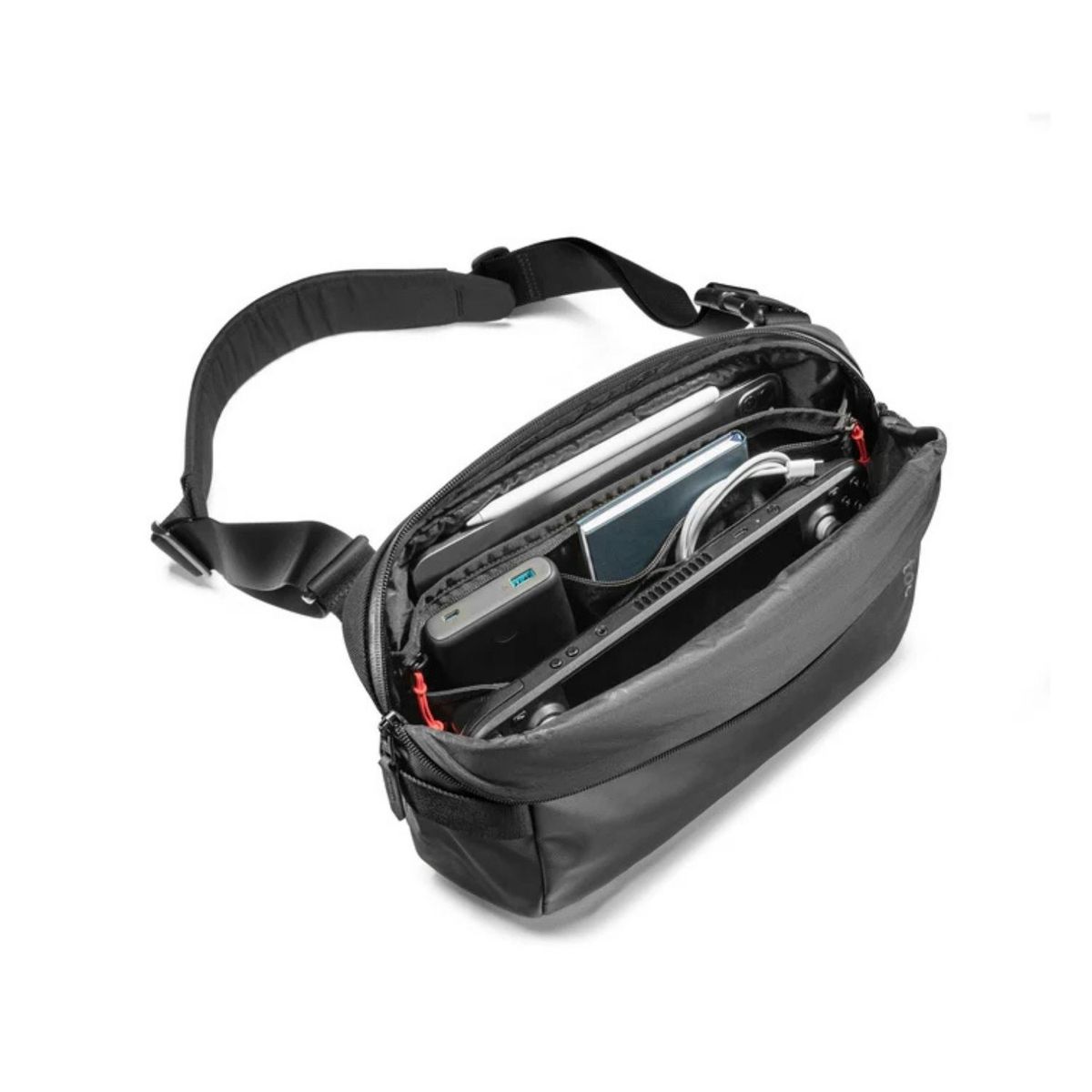 TOMTOC - Tomtoc Bolso Sling Compacto Explorer-T21 Mediano 7L para 11 - Negro