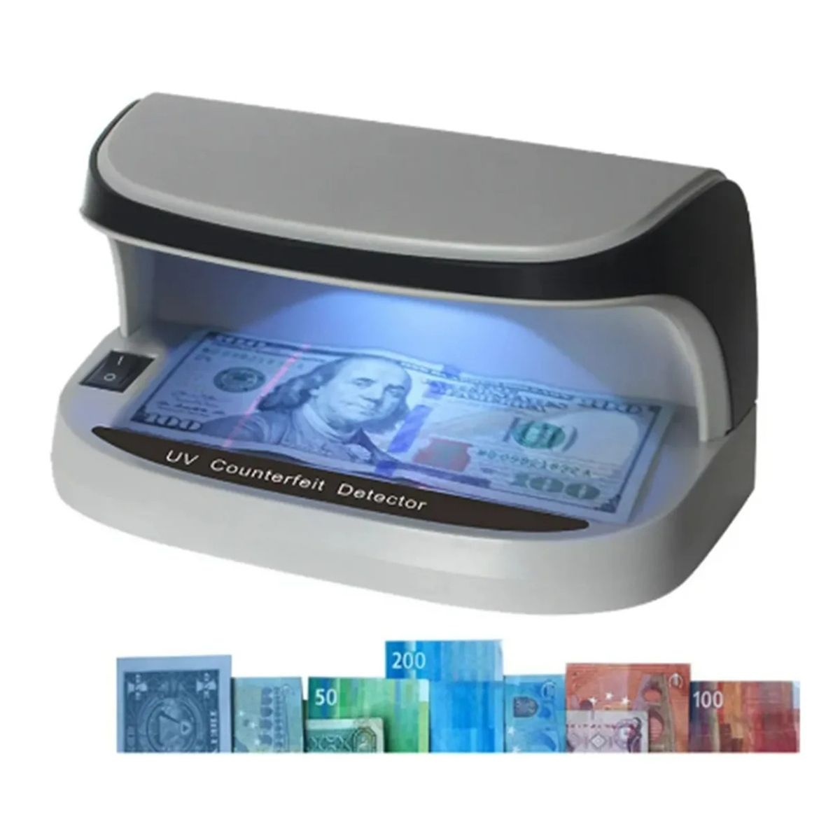GENERICO - Detector Billete Inalambrico Recargable Uv Portátil Dinero
