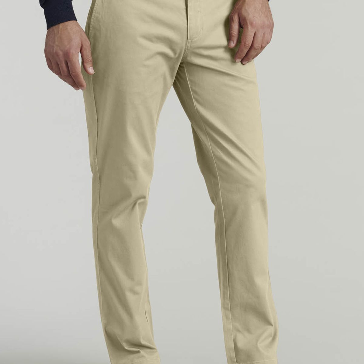 FEROUCH - Pantalón Twill Without Pleats L/31 Business Beige Ferouch