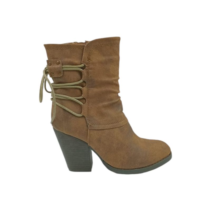 HERIEL - Bota Café Taco Mujer