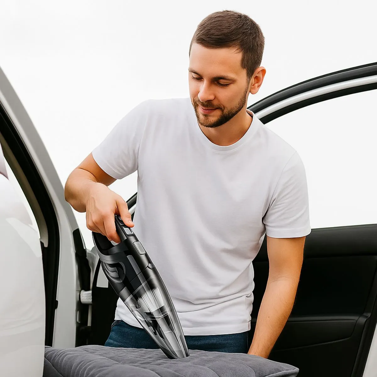 MOVI - Aspiradora Portátil Inalámbrica para Auto y Hogar