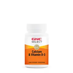 GNC - SELECT CALCIO Y VITAMINA D-3, 30 COMPRIMIDOS